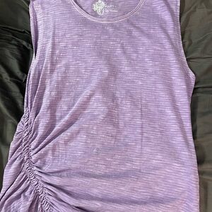 Pilcro Anthropologie Sleeveless T Shirt Tank Top
Draped Ruched Purple Rustic M